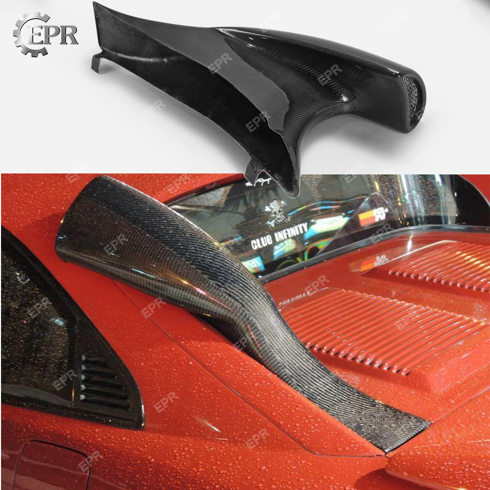 

Left Air Intake Trim For Toyota MR2 SW20 TMS Style Carbon/Glass Fiber Left Side Duct Vent Body Kit Tuning For MR20 SW20 Racing