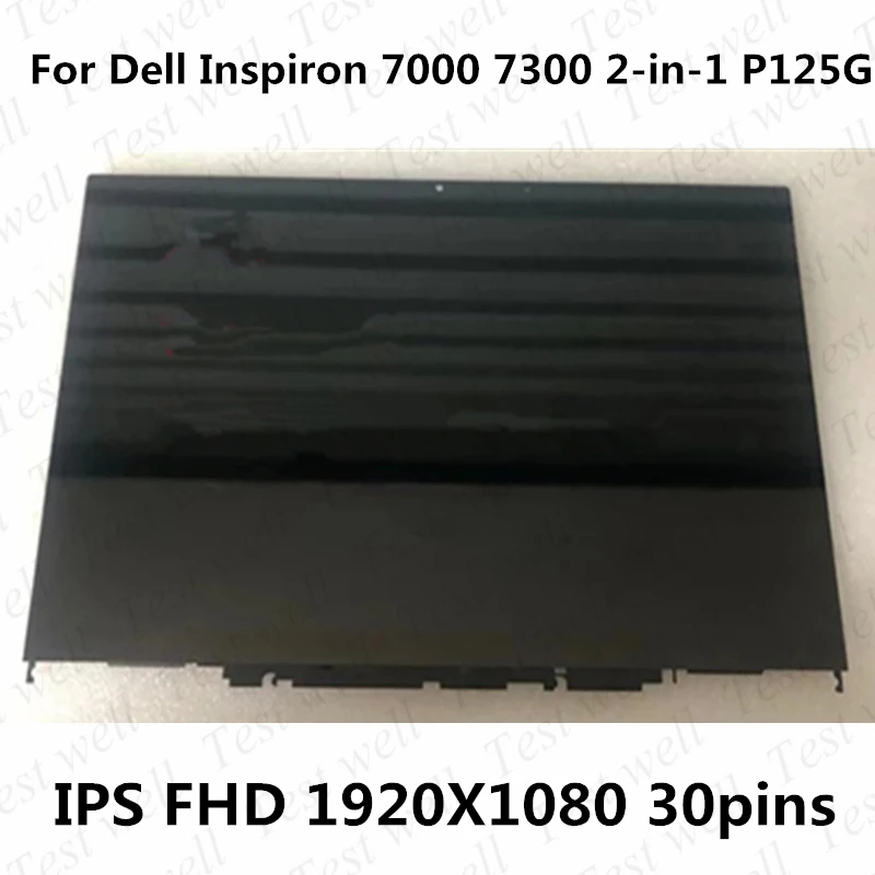 

Test well 13.3 inche LCD Panel Touch Screen Digitizer Assembly FHD 1920X1080 For Dell Inspiron 13 7300 2-in-1 P125 P125G001