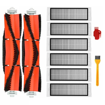 

Roller Brushes Replace For Xiaomi Roborock S50 S51 E25 S5 E20 C10 Cleaning Brush Filters Parts Accessories New