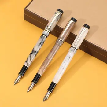 

Classic Acrylic Business M Nib Fountain Pen Signature Calligraphy Student School Supplies Writing Tool