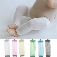 Baby Leg Warmers Lace Sock Newborn Girls Boy Knee High Long Leggings Kids Hollow Out Socks Summer Breathable Sock Anti-Mosquito 1