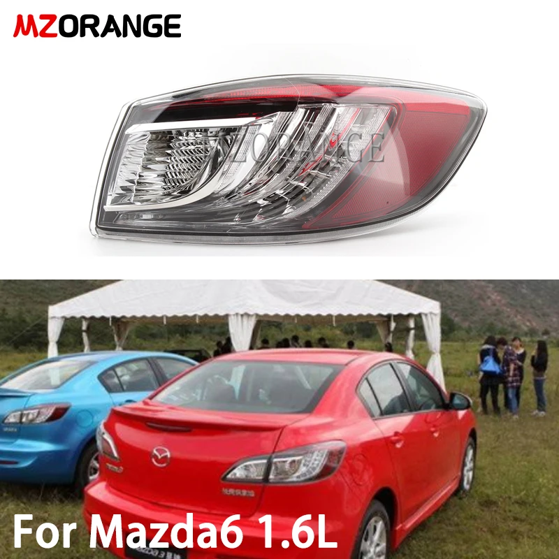 

MZORANGE Tail Lights for Mazda6 1.6L Car Styling Tail Lamp fog light LED TailLight car assembly