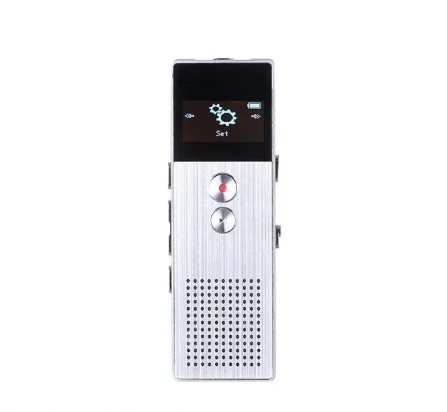 Yulass 8 Гб аудио рекордер большой черный Модный высококачественный MP3, WMA, WAV USB 2,0 аудио записывающее устройство с проигрывателем