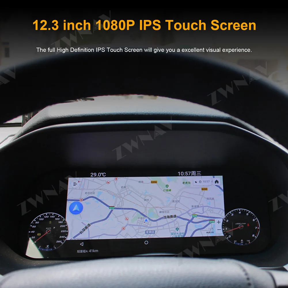 12," Автомобильный ЖК-экран приборной панели Android 9 автомобильный gps-навигатор для TOYOTA LAND CRUISER Prado 2010- мультимедийный плеер