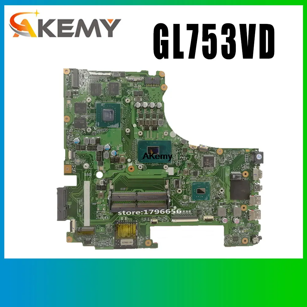 GL753VD материнская плата для ноутбука ASUS GL753 GL753VE FX73V Материнская I7-7700HQ GTX1050 |