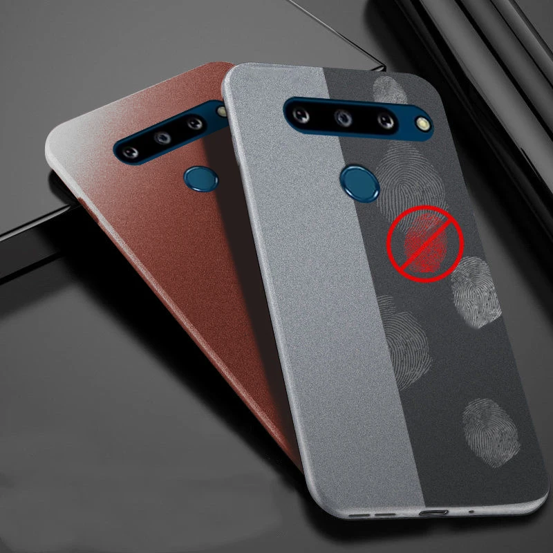 YISHANGOU Чехлы для LG G8X ThinQ G8 G5 G6 G7 V30 V40 K40 тонкий мягкий силиконовый песчаник Матовый