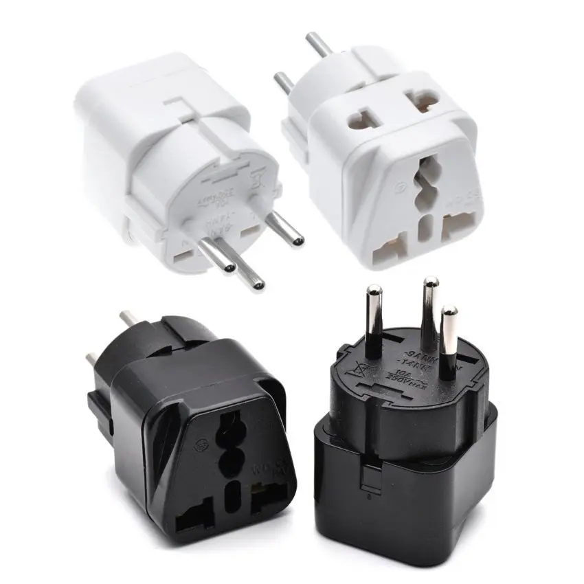 (1 Piece) Israel Israeli Plug Adapter Converter Universal Outlet Accept