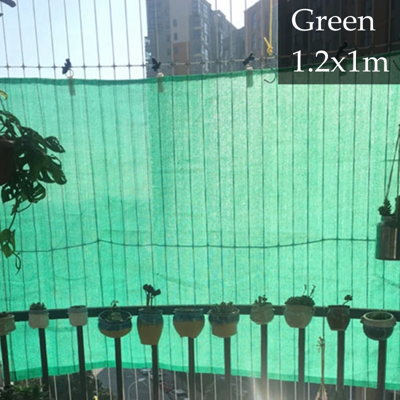 Green 1.2x1m Зеленый сетчатый тент сад патио бассейн тент Окно тент на крыше навес двери тент Кемпинг Пикник палатка забор затенение сетка - Цвет: Green 1.2x1m
