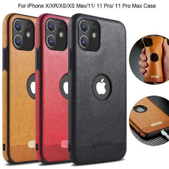

For iPhone 11 11 Pro 11 Pro Max Case Luxury Leather Back Ultra Thin Case Cover for iPhone XS MAX XR Xs X 8 8Plus 7 7Plus Case
