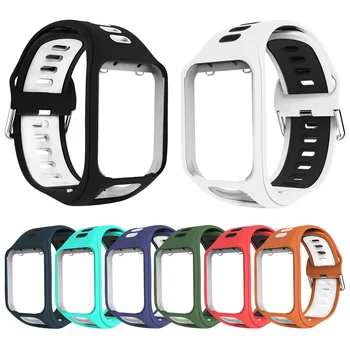 

Silicon Watchband For Huami Tomtom Runner 2 3 Smart Watch Strap for Tomtom Spark Runner 2/3 Replacement Wristband Accessories