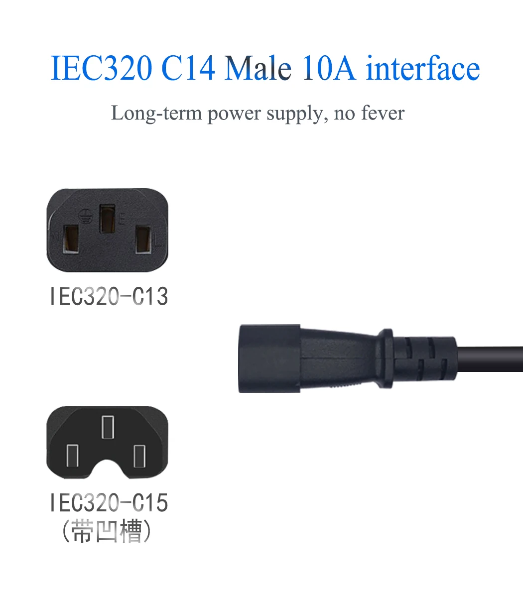 JORINDO IEC320 C14-C19 AC  ڵ, C19 16A -C14 10A ޽   ̺, 1.8M/5.9FT
