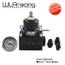 AN8 высокое Давление топливный регулятор w/boost-8AN 8/8/6 EFI топлива Давление регулятор с манометром WLR7855