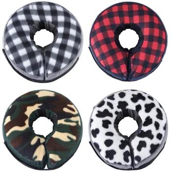 Pet Dog Collar Inflatable Recovery Wound Healing Anti-bite Neck Elizabethan Collars Protective Circle For Small Large Dogs 1