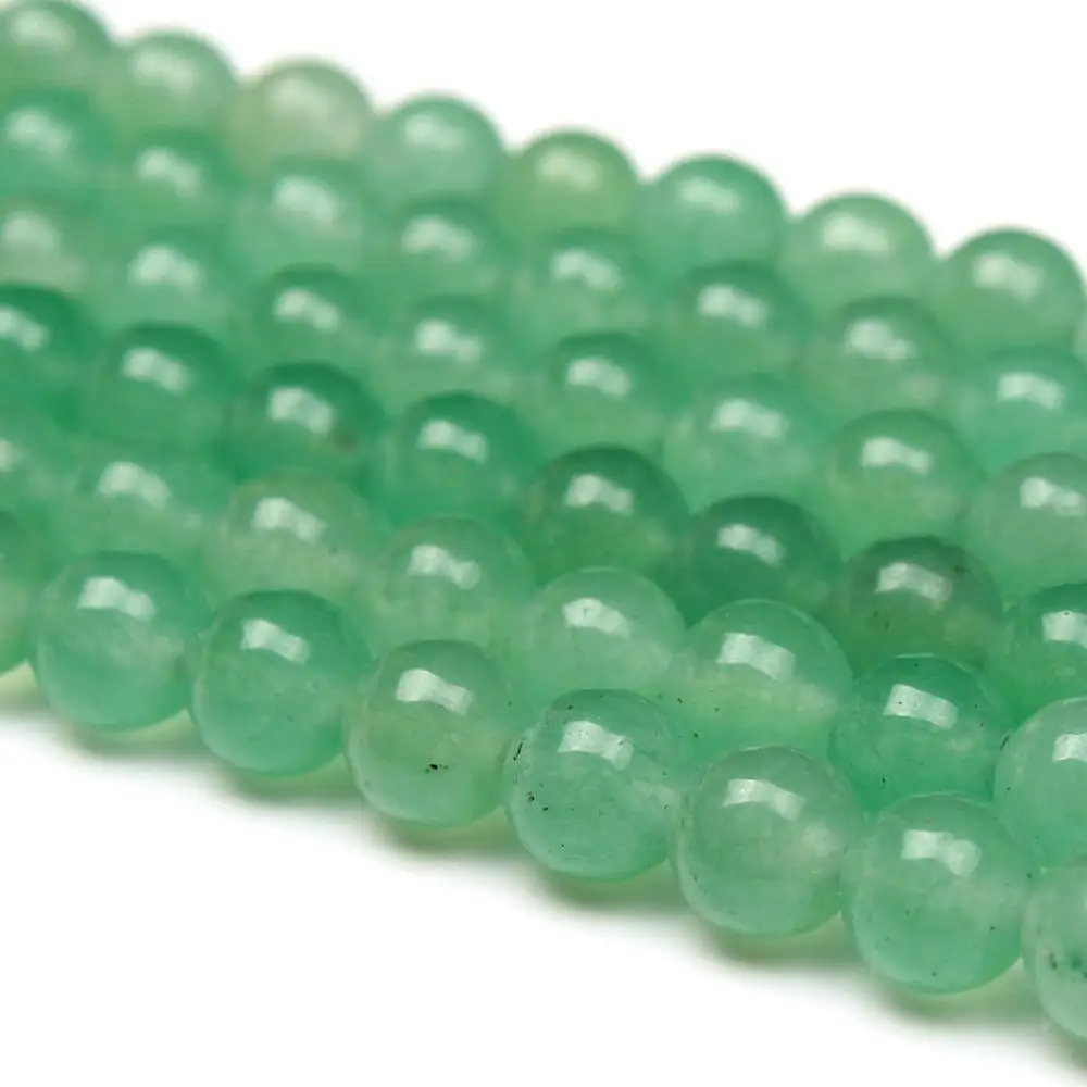 

Natural Round Green Aventurine Gemstone Loose Beads 4 6 8 10 12mm For Necklace Bracelet DIY Jewelry Making 15inch Strand