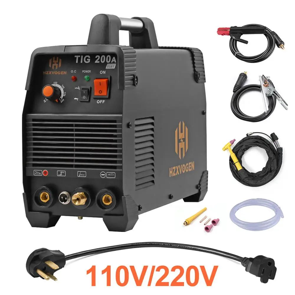 

New 110V 220V Tig Welder 200A Arc TIG MMA 2 IN 1 Argon Tig Control Welding Machine Stainless Steel Carbon Steel IGBT Technology