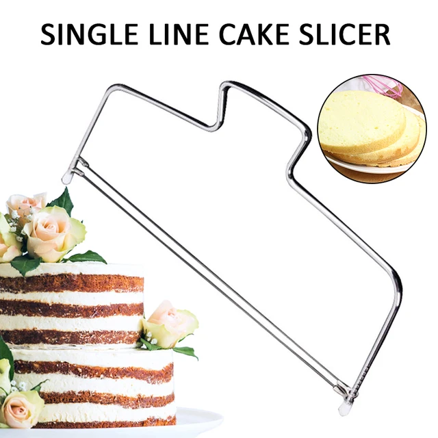 1pc Double Fil Gateau Coupe Trancheuse Reglable En Acier Inoxydable Appareil Gateau Decoration Moule Bricolage Cuisson Outil De Cuisine Cuisine Gadget Aliexpress