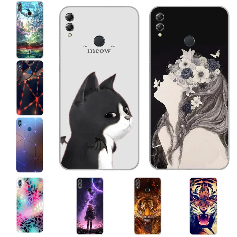 

Cartoon Phone Soft TPU Cases For Huawei Honor 8X Case Silicon For Huawei Honor 8X Cover Coque Honor8X 8 X X8 Capa Funda 8X Max