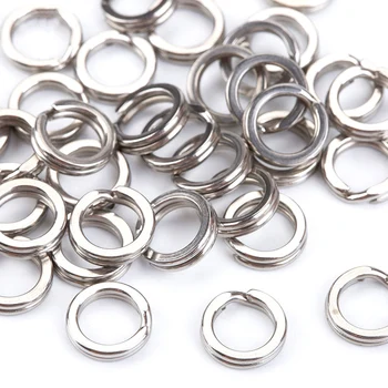 

200Pcs Heavy Duty Stainless Steel Fishing Split Rings Lure Solid Loop Bait Kit