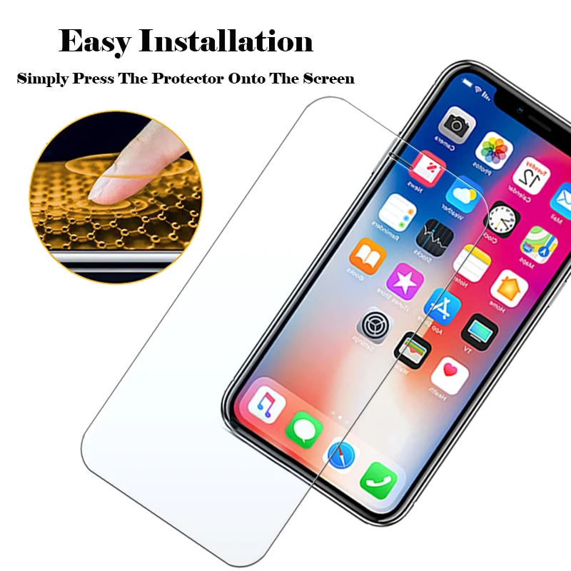 Защитное стекло для apple iPhone x xs xr max, Защитная пленка для экрана из закаленного стекла Xmax xmaxs i ph Ip phone, 1-3 шт