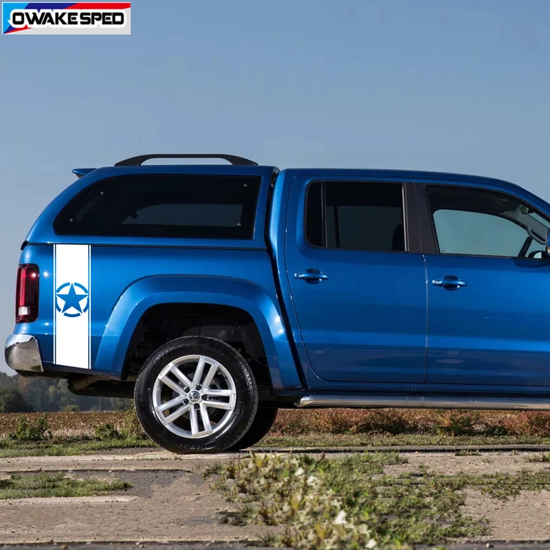 Pick-up Car Tail Trunk Side Decor Sticker 4x4 OFF ROAD Vinyl Decals For Volkswagen-Amarok Auto Customized Accessories (5)