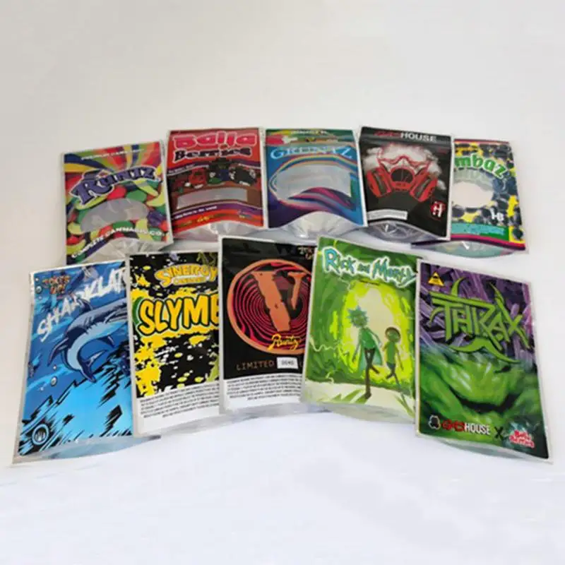 Silverback Shark Shark Bakery Jokes Up! Smell-proof Resealable Mylar Bags Local Medicated Edibles Smell Proof Bags JvXts