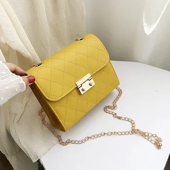 

Ladies MINI Small Bag New Korean Fashion Crossbody Bag Small Square Bag Chain Bag Shoulder Bag