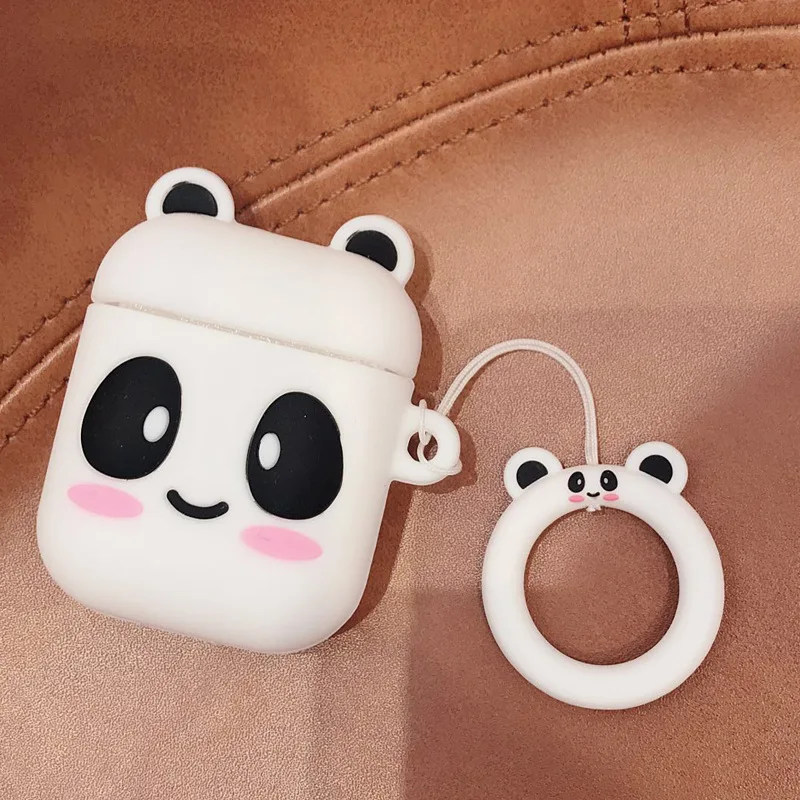 3D мультяшный беспроводной Чехол для наушников Apple AirPods 1 2 силиконовый чехол Airpods