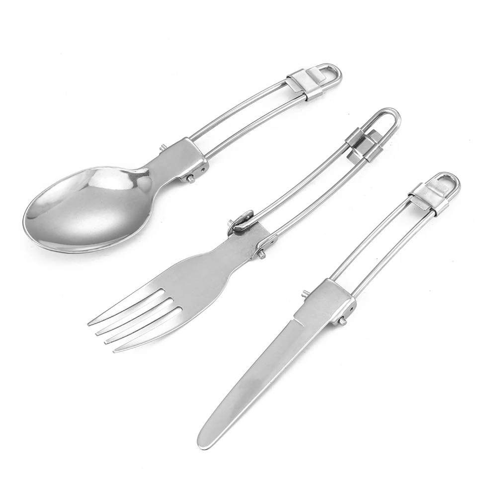 Camping Fork Spoon Knife Set