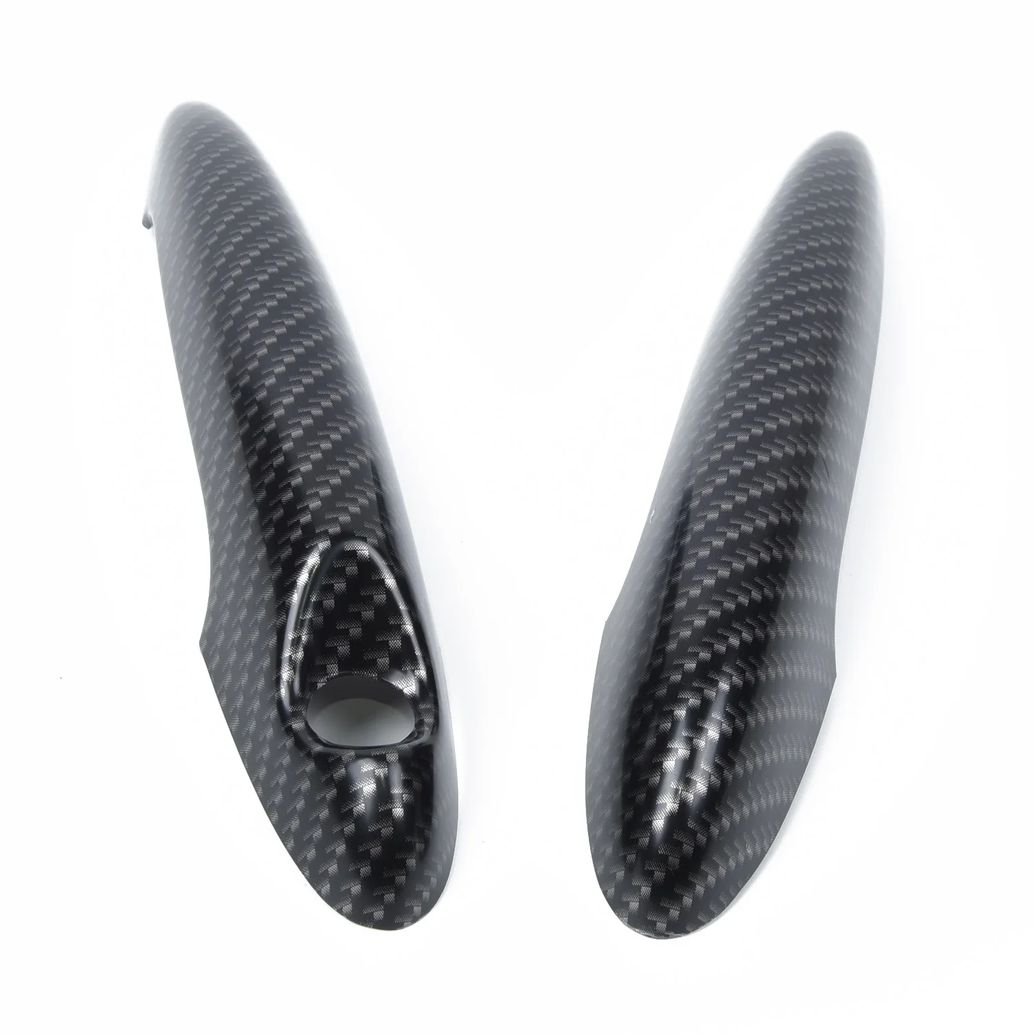 Замена черный автомобиль дверные ручки крышки для MINI Cooper S R50 R53 R55 R56 Авто 2 шт ABS пластик