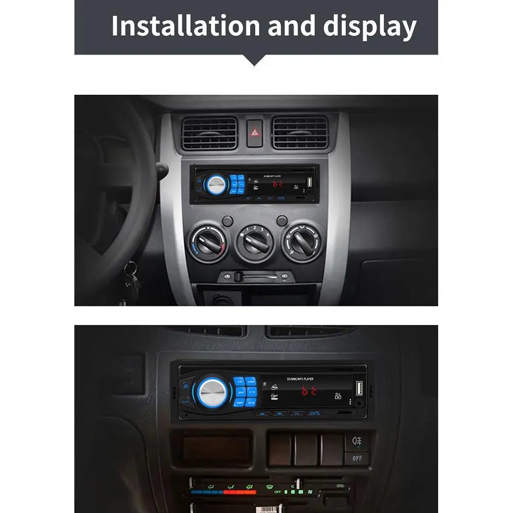 1DIN 12 в Bluetooth стерео Авто радио автомобильное радио в-тире FM Aux вход приемник SD USB MP3 SWM-8013 MMC WMA автомобильный аудио плеер