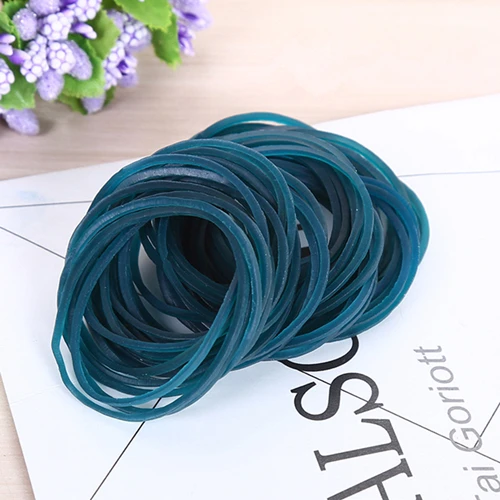 38 мм многоцветный высококачественный канцелярский держатель термостойкие резинки Прочные эластичные ленты для волос петли офисные принадлежности - Цвет: blue