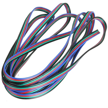 

4 Pins Cable Connector Extension Wire Splitter for RGB / RGB 3528 5050 LED Strip Light