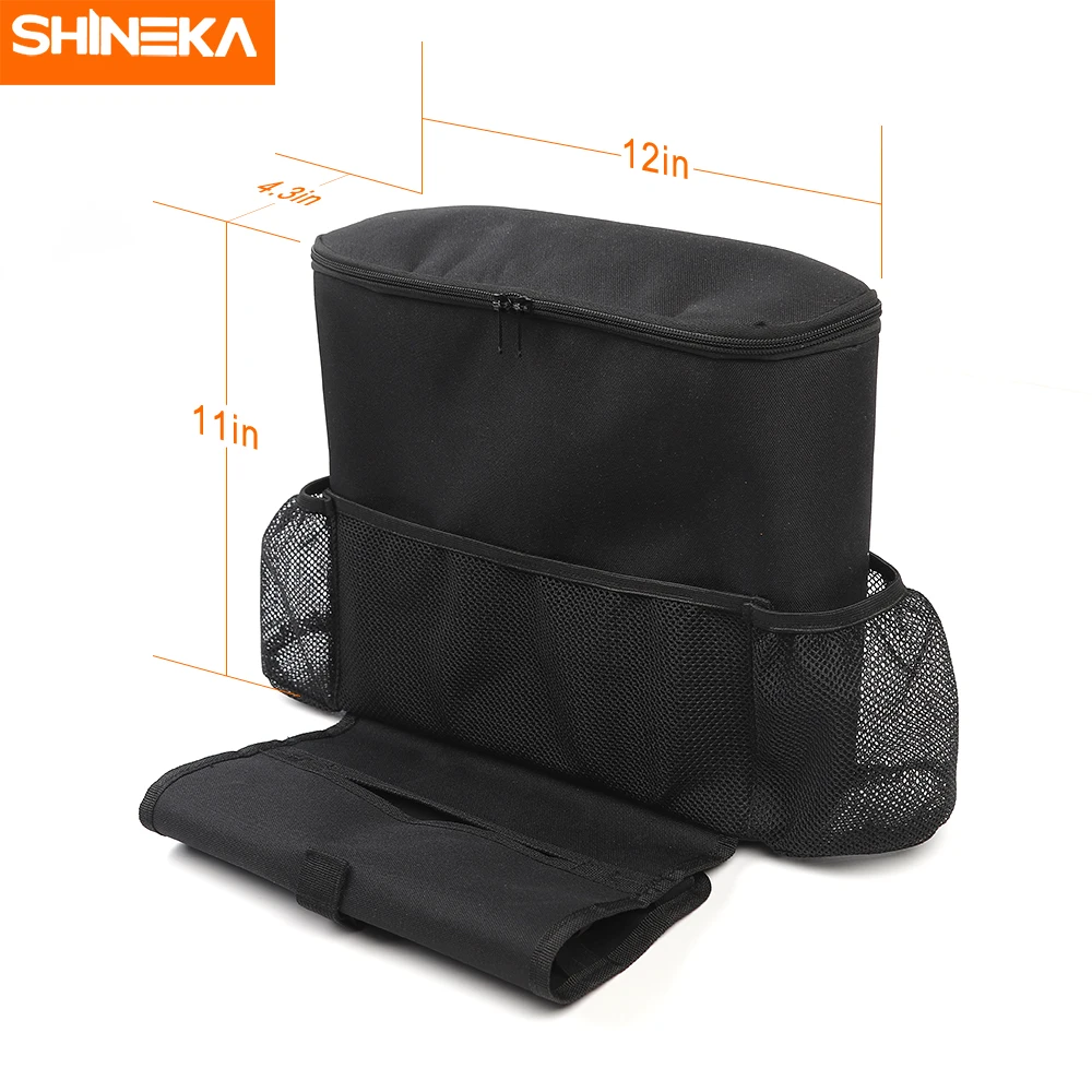 Складывающаяся Автомобильная сумка-Органайзер на сиденье с несколькими карманами, черный подвесной органайзер, коробка для хранения, аксессуары для салона автомобиля