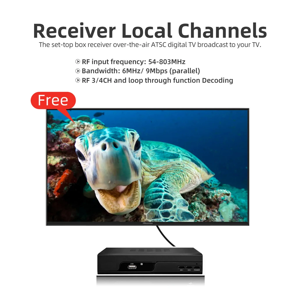 dolby ac3 receptor de tv sintonizador para eua méxico canadá coreano