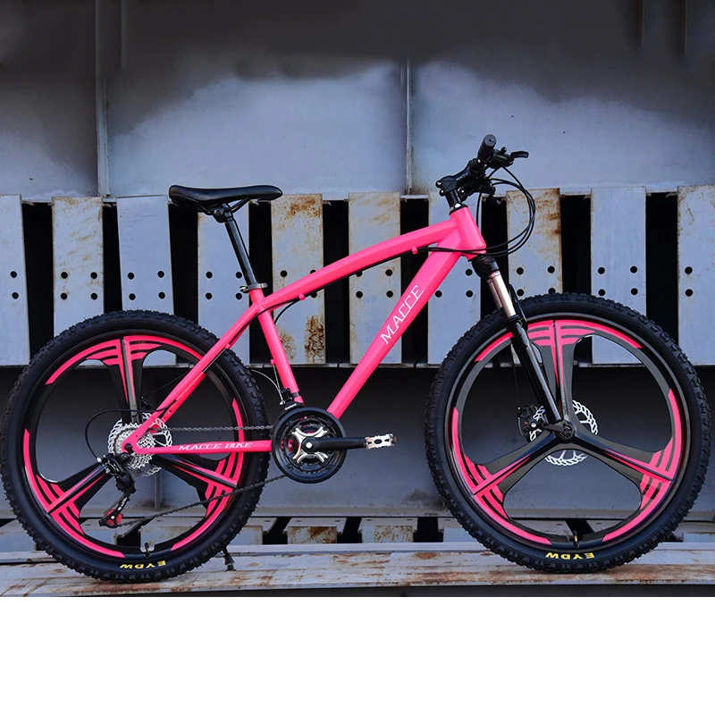 Mountain Bike Bicycle 21/24/27 Speed Double Disc Brake 26 Inch Male And Female Students One-Wheel Variable Speed Bicycle