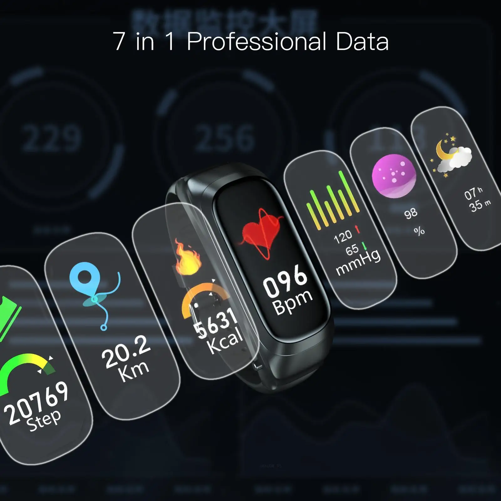 Jakcom B6 Smart Call Watch Hot sale in Wristbands as android for mi band 4 strap Voice Assisstant Earphone Sport Watch