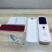 Timbre de puerta inteligente con WiFi, intercomunicador Visual, visión nocturna, IP, inalámbrico, cámara de seguridad para el hogar