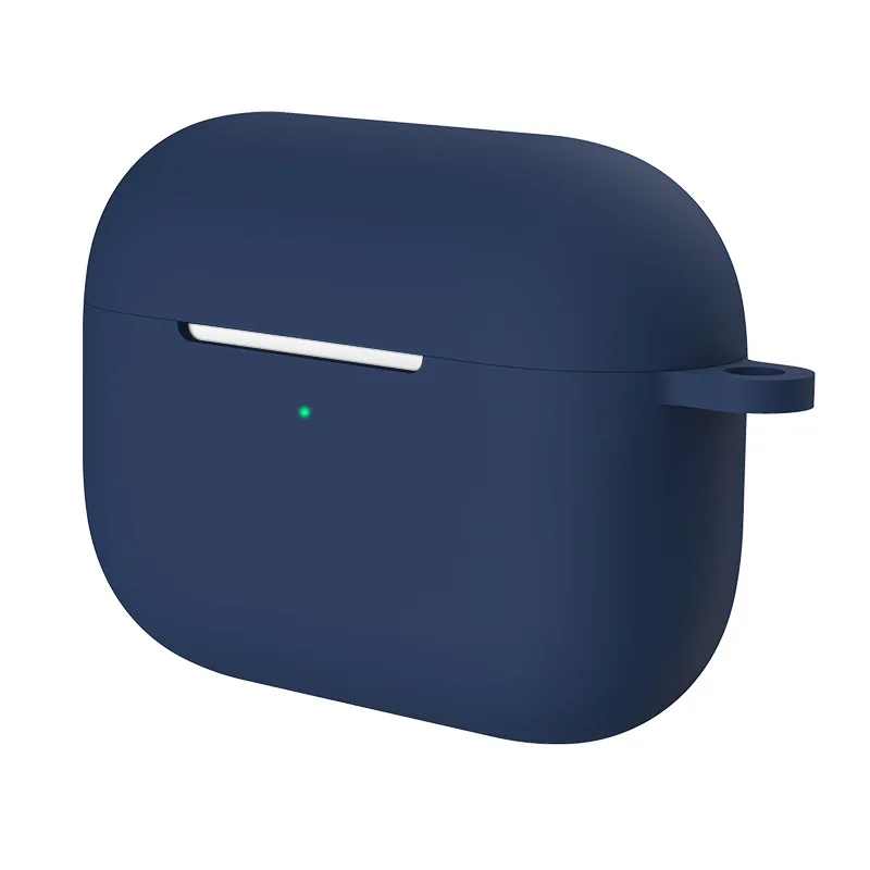 Для Airpods Pro 3 чехол силиконовый чехол беспроводной Bluetooth чехол для airpod 3 Чехол Для Air Pods Pro Аксессуары для наушников - Цвет: Midnight blue