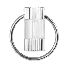 Тритий само светящееся кольцо для ключей Открытый водонепроницаемый ультра светильник светится в темноте брелок кольцо аварийный выживания мини светильник инструменты