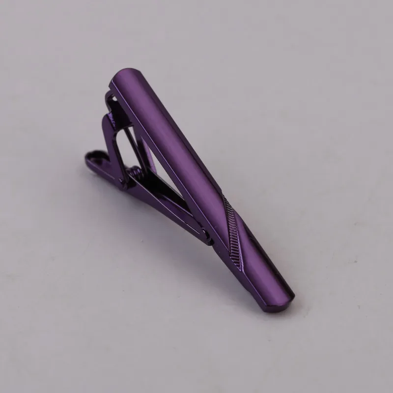 8pcs Mix Color Mens Classic Necktie Tie Clips Bar Set for Regular Ties 48*6.2*23.4mm