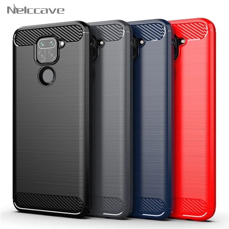 1000 шт. силиконовый чехол из углеродного волокна для Xiaomi Redmi 10X 9 9A 9C 8 8A 7 7A 6 K30 K20 Note Pro
