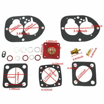 

Parts Carburetor repair kit Replacement Fit For Volvo Penta SOLEX 44 PA-1 856472 Metal Accessory