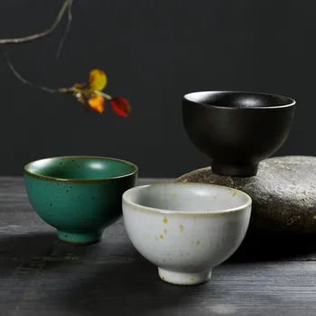 

4pcs/set Vintage Chinese Ceramic Tea set Tea Cup 50ML Ceramic Water Mug High Quality Porcelain Home Personal Tea Cup