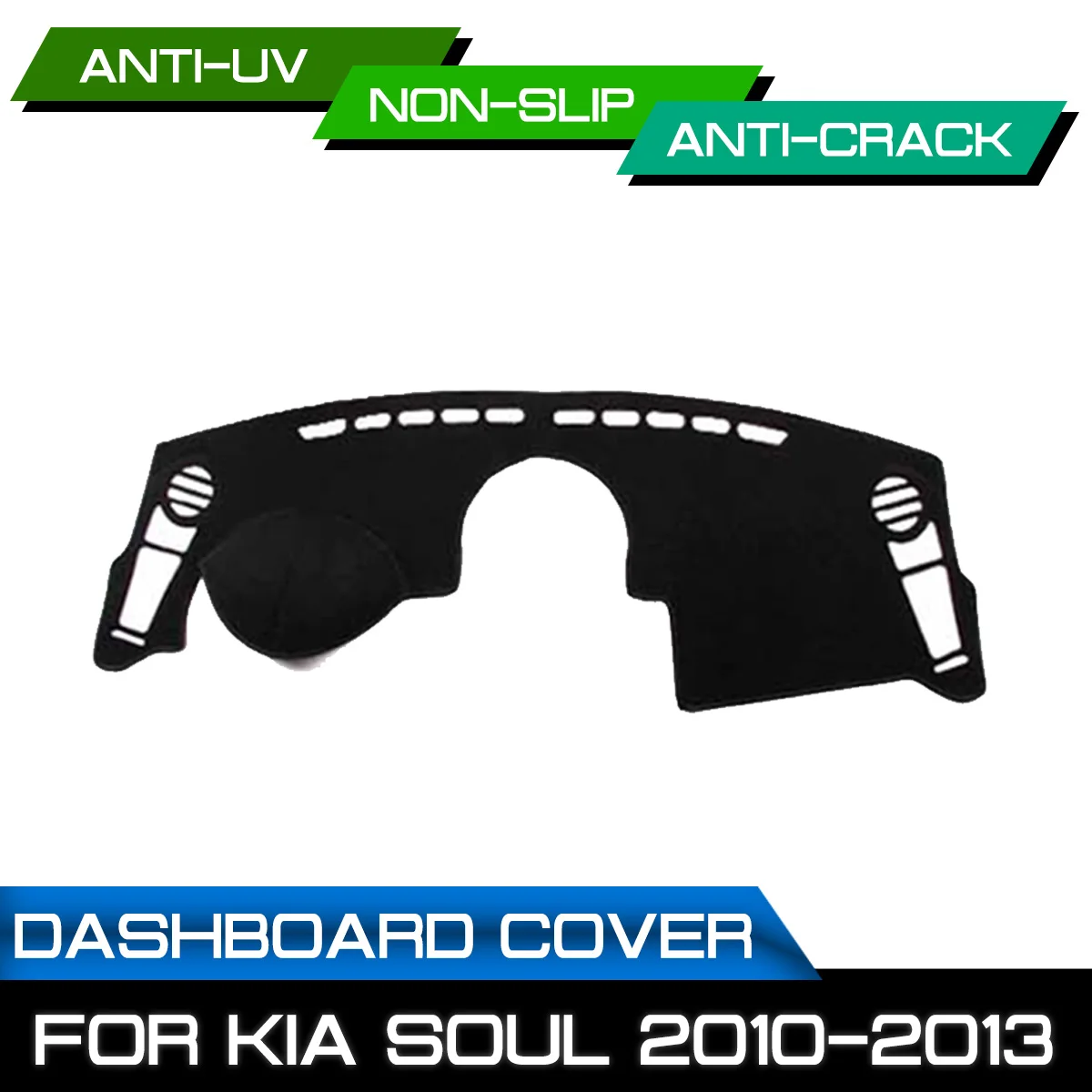Car Dashboard Mat For Kia Soul 2010 2011 2012 2013 Antidirty Nonslip