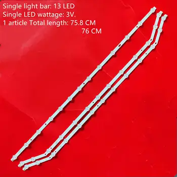 

Original LED Backlight strip 13 lamp For Samsung 40"TV D3GE-400SMB-R3 D3GE-400SMA-R2 UE40H6203AW UE40H6203AK LM41-00001V