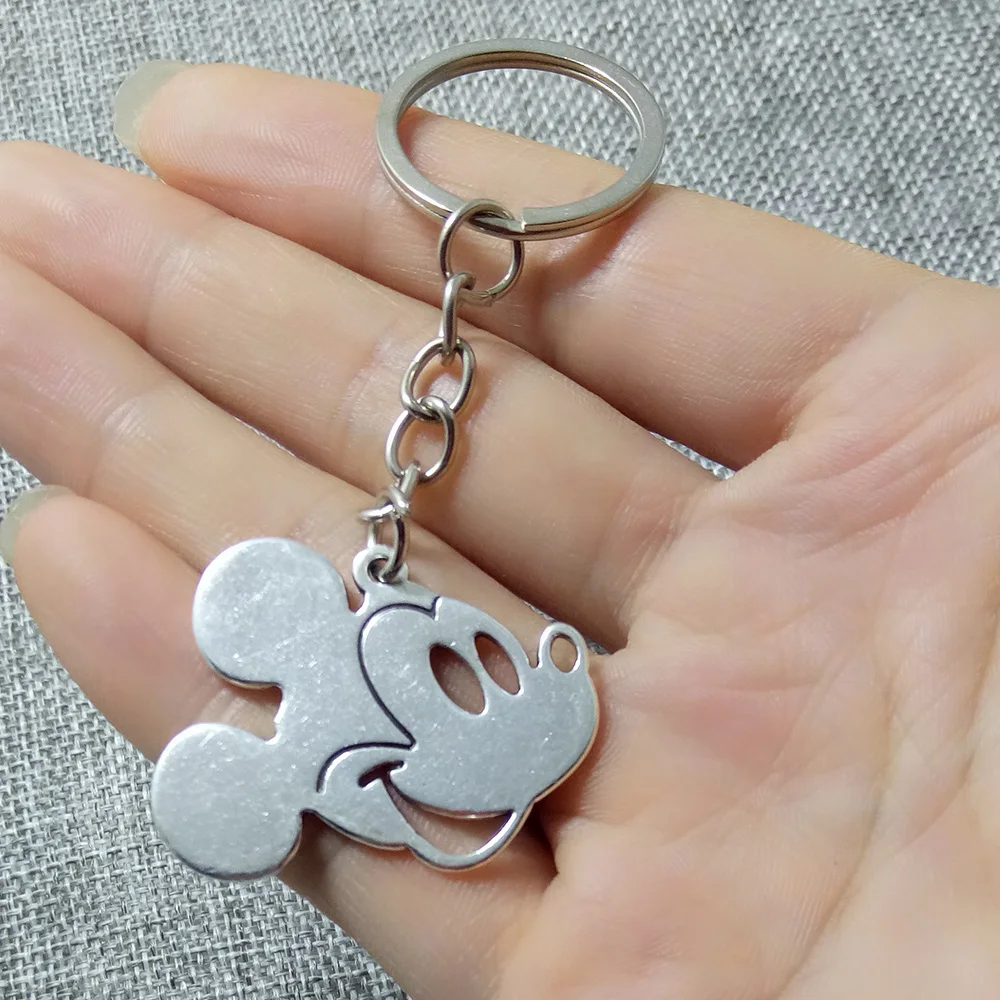 

NEW Coming metal Mickey Anime Key Chain alloy Figure Keyring cute Toy Keychain Keyholder Birthday Gifts Unisex