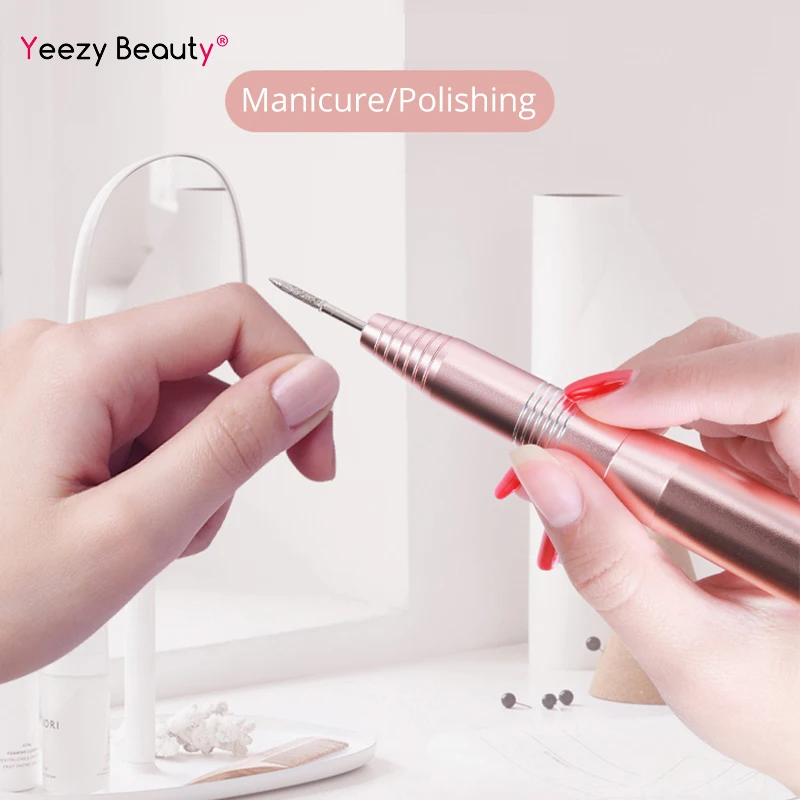 10 Pcs Set Electric Nail File Nail Art Drill Bit Milling Cutter Clean Manicure Pedicure for Electric Drill Tool Set Nail Tools