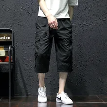 Размера плюс M-5XL мужской комбинезон модные шорты для мужчин бермуды Свободные повседневные приливы популярные красивые летние брюки уличная одежда