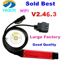 Grande qualidade de cabo a + vci3 v2.46.3 sdp3 vci3 varredor para vci sem fio VCI-3 caminhão diagnóstico software wifi 2.31 em vez vci2