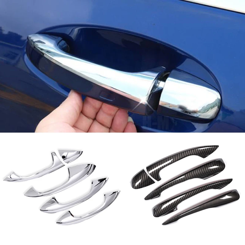 Auto ABS Chrome Exterior Door Handle Cover Trim Sticker for Mercedes Benz C Class W205 GLC X253 E W213 Car Accessories LHD | Автомобили и